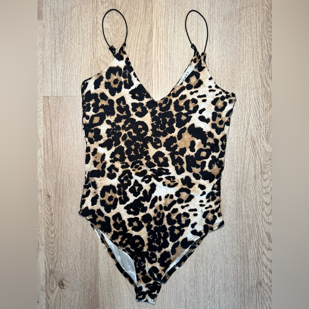 Gaze Animal Print Strappy Top